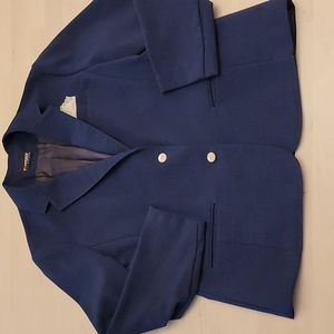 EUC Vintage 1980s rrrruse Navy Union Made Blazer